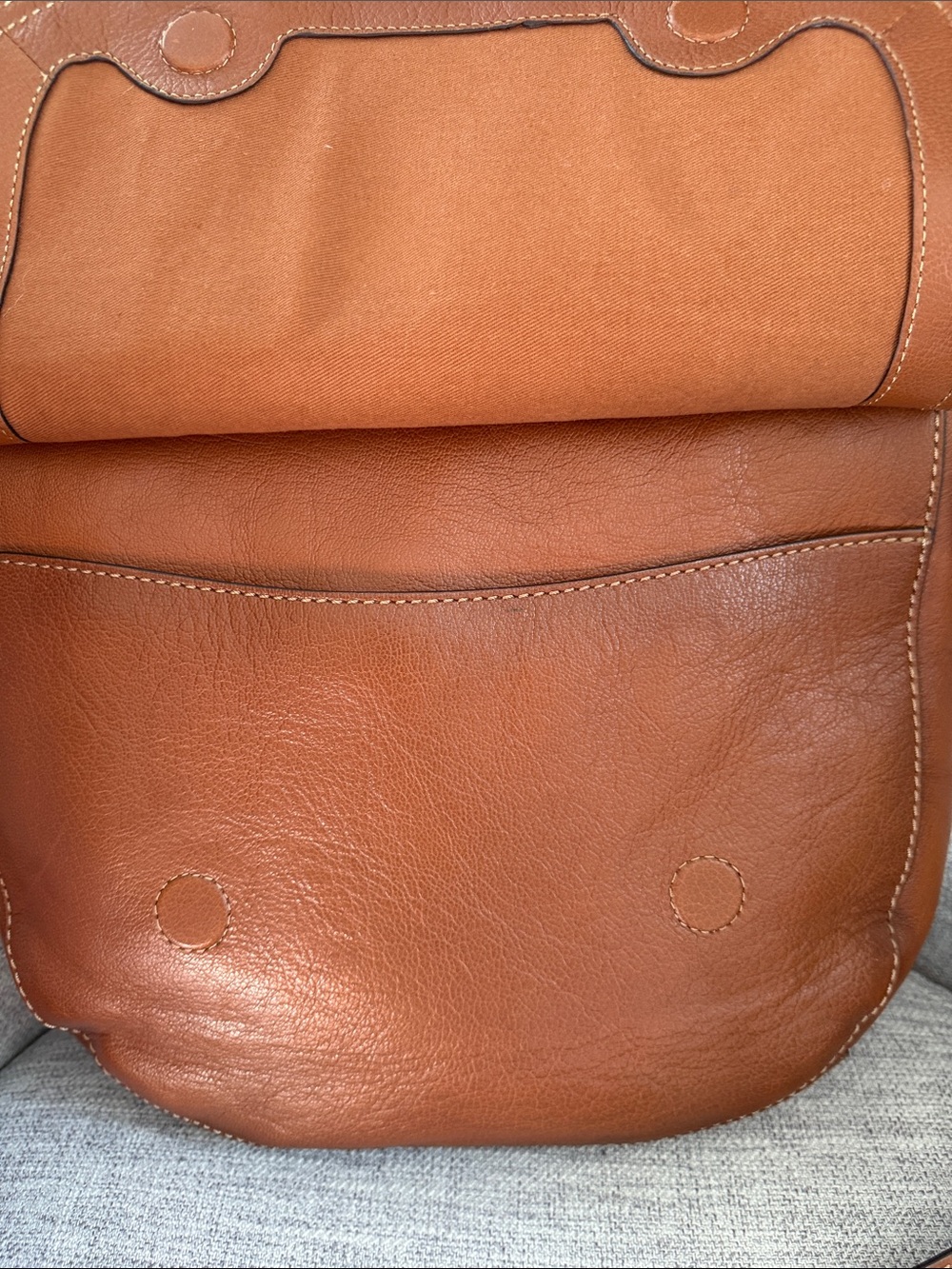FRYE Timeless Leather Crossbody Bag in Cognac - Picture 9 of 16